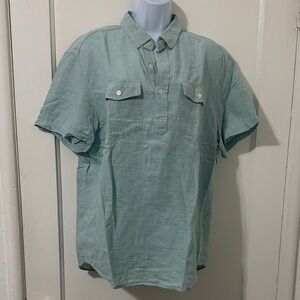 Banana Republic Turquoise Short Sleeve Tee